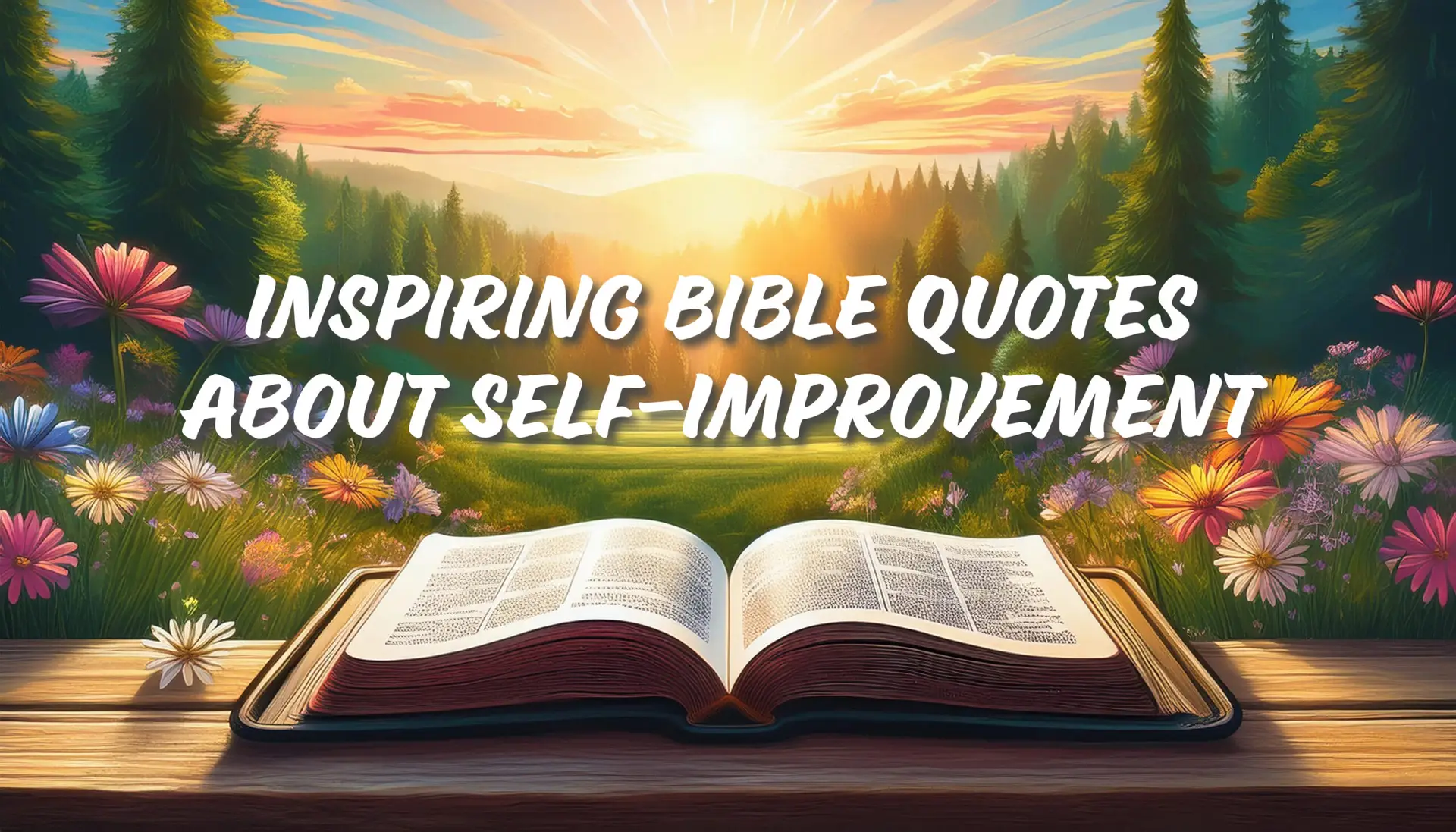 Inspiring Bible Quotes About Self-Improvement