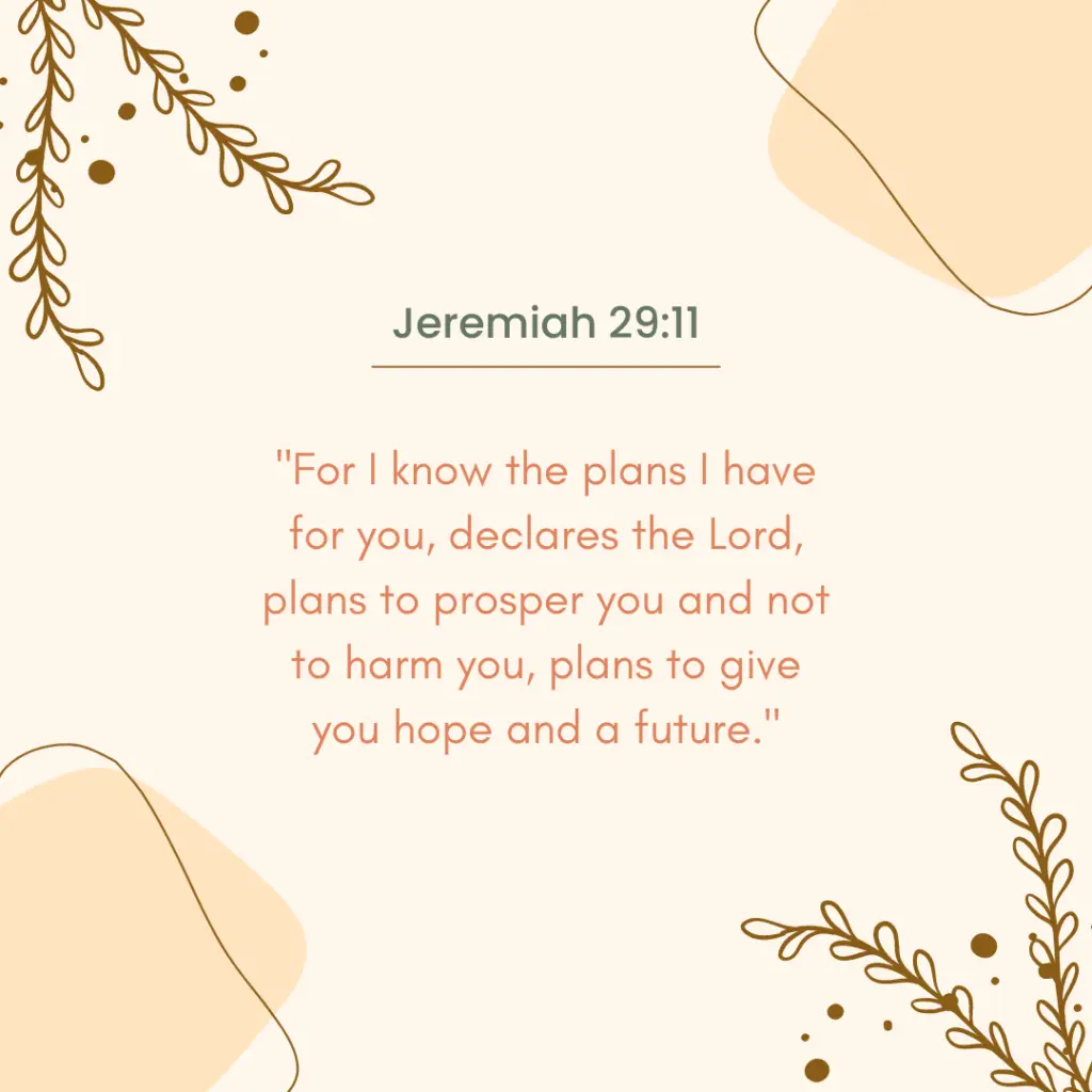 Jeremiah 29:11