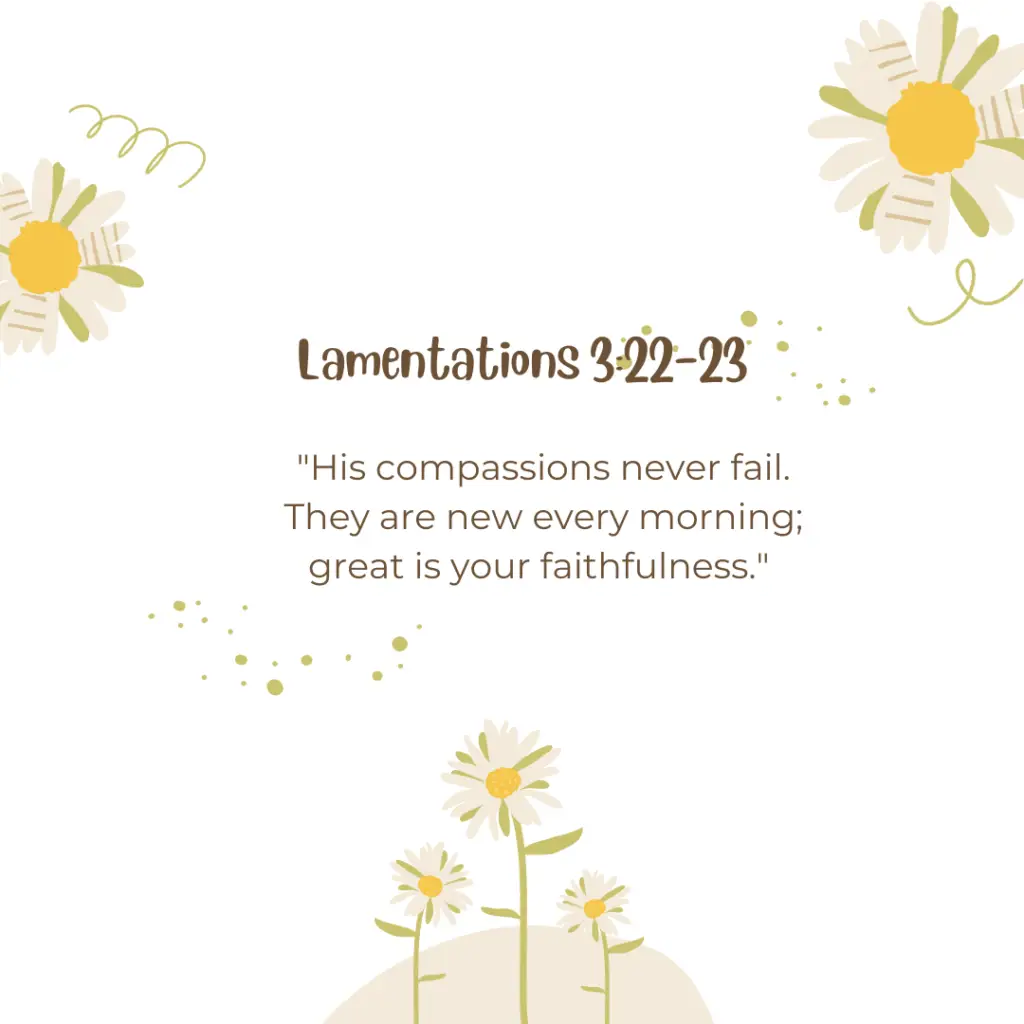 Lamentations 3:22-23